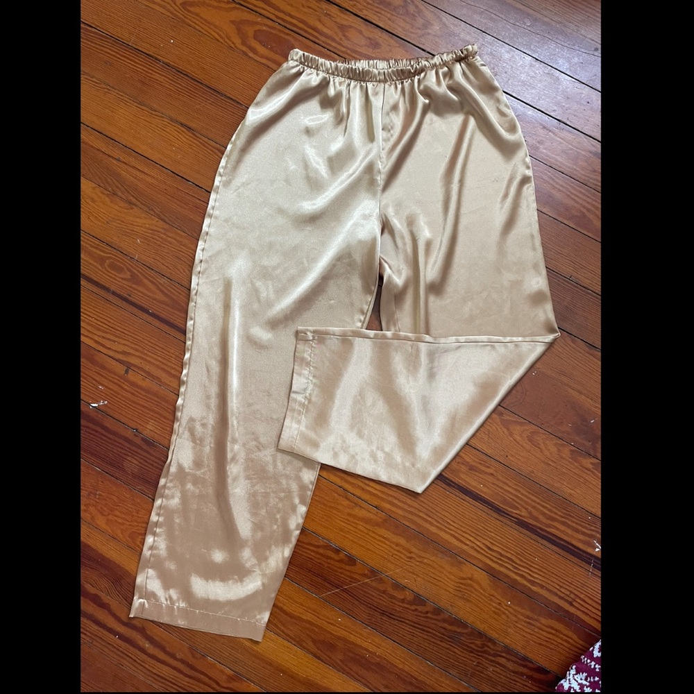 Silky Gold Lounge Pants